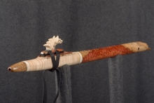 Dream Amboyna Burl Native American Flute, Minor, Mid A-4, #S4B (1)